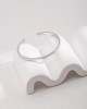 Polished Pure Silver Bangle