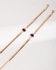 Natural Tiger's Eye/Lapis Lazuli Elegant Bracelet