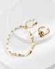 Gold-lined Pearl Bracelet