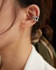 Simple Pure Silver Ear Cuff