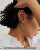 Lava Series Pure Silver Natural Ear Cuff